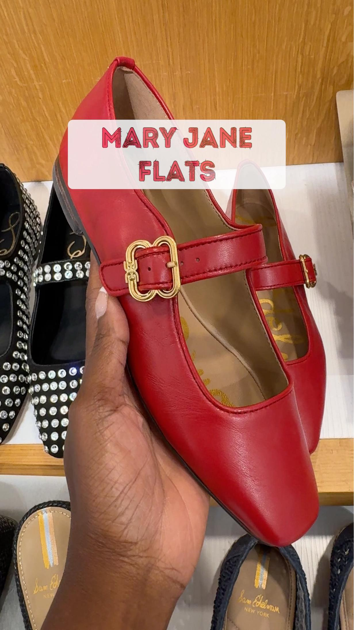 Mary Jane Flats
Recently stubbled across these cute flats in red. They’re one of my favorite shoes and easy to wear. I’m wearing a size 8.5. 

Summer Outfit, Shoes, 

#LTKSeasonal #LTKShoeCrush #LTKVideo