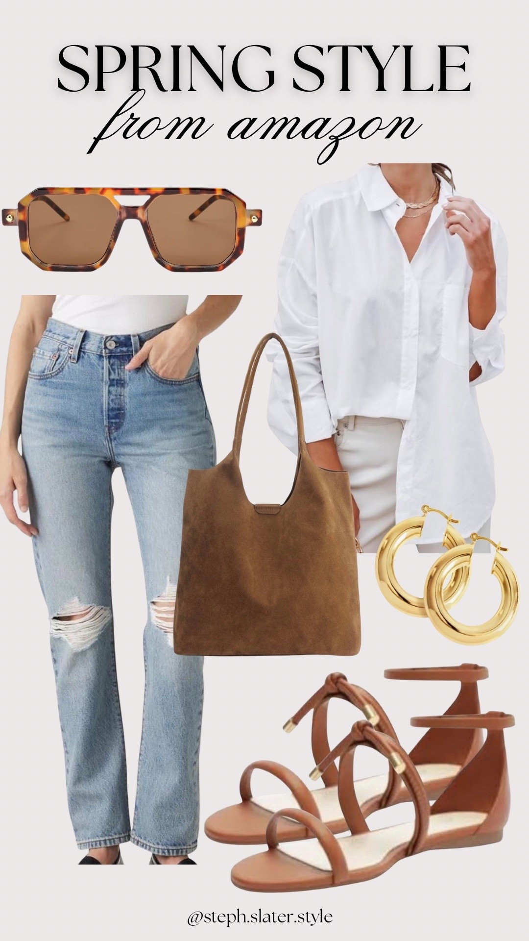 Chic spring outfit from Amazon  

#LTKOver40 #LTKootd #LTKSeasonal