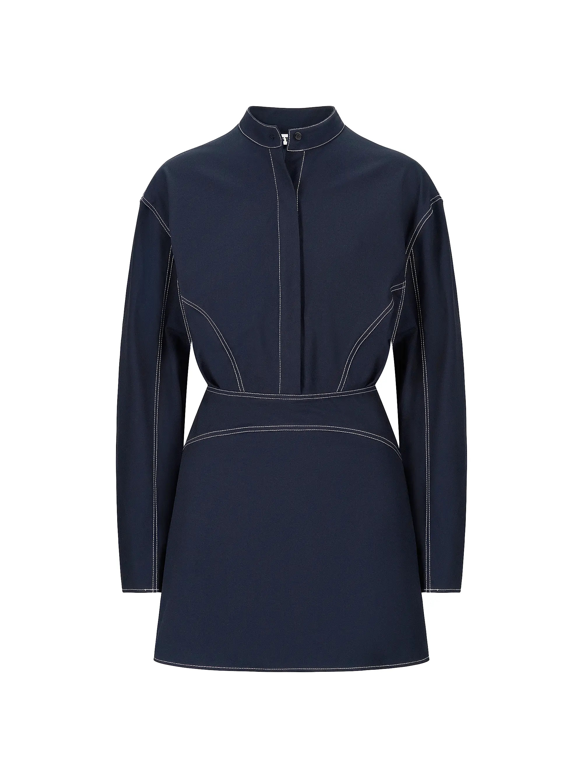 Kiln Contrast Stitch Shirtdress | Saks Fifth Avenue