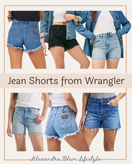 Wrangler jeans shorts on sale and perfect for this summer! 

#LTKfindsunder50 #LTKSpringSale