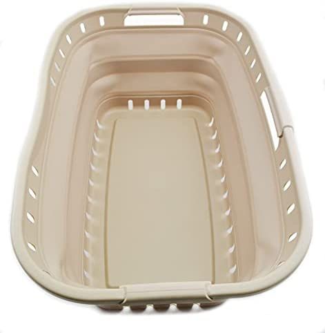 SAMMART 44L Collapsible Plastic Laundry Basket - Foldable Pop Up Storage Container / Organizer - ... | Amazon (US)