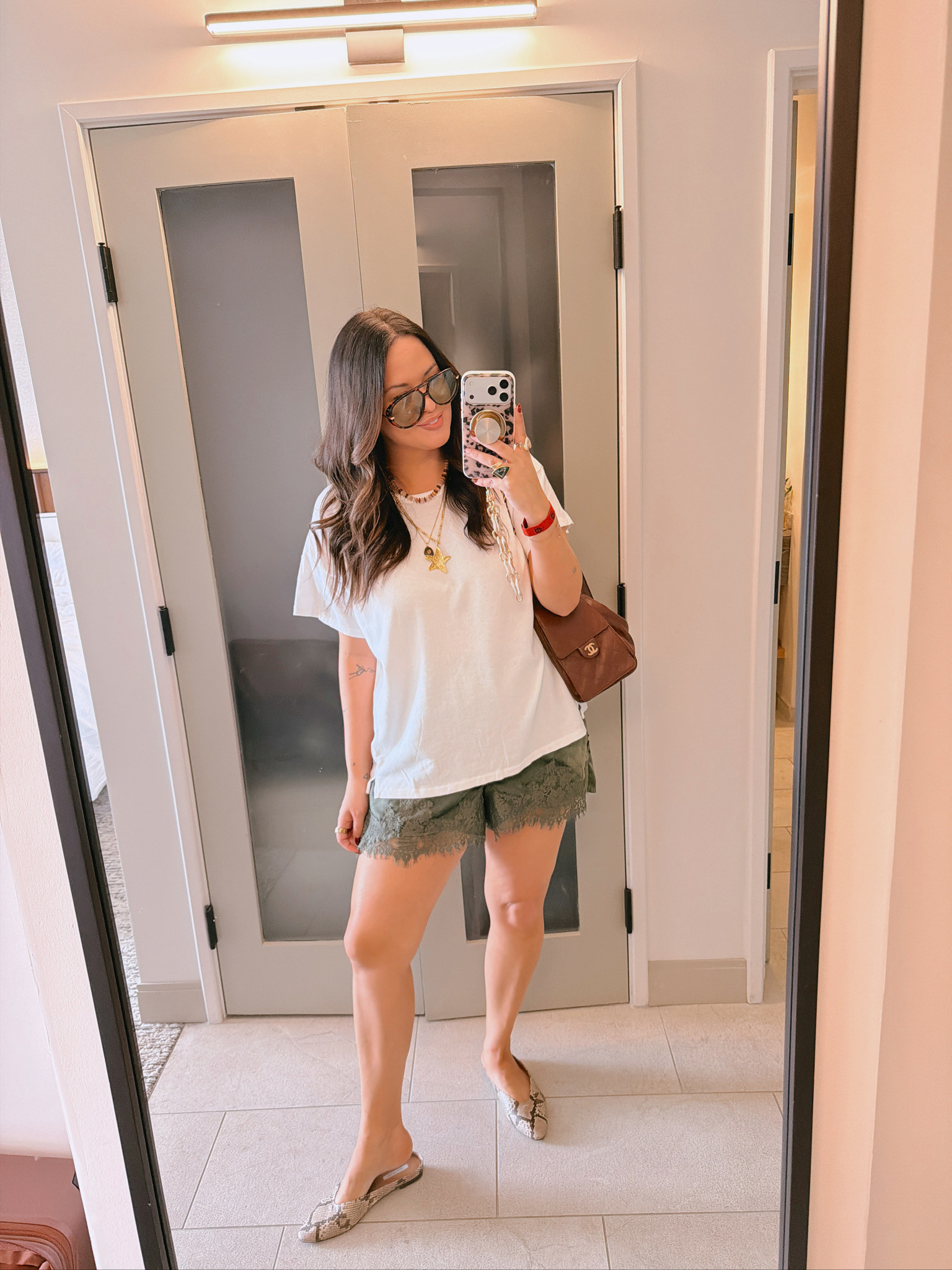 wearing a large in the top, XL in the bottoms 

 #LTKSeasonal #LTKMidsize