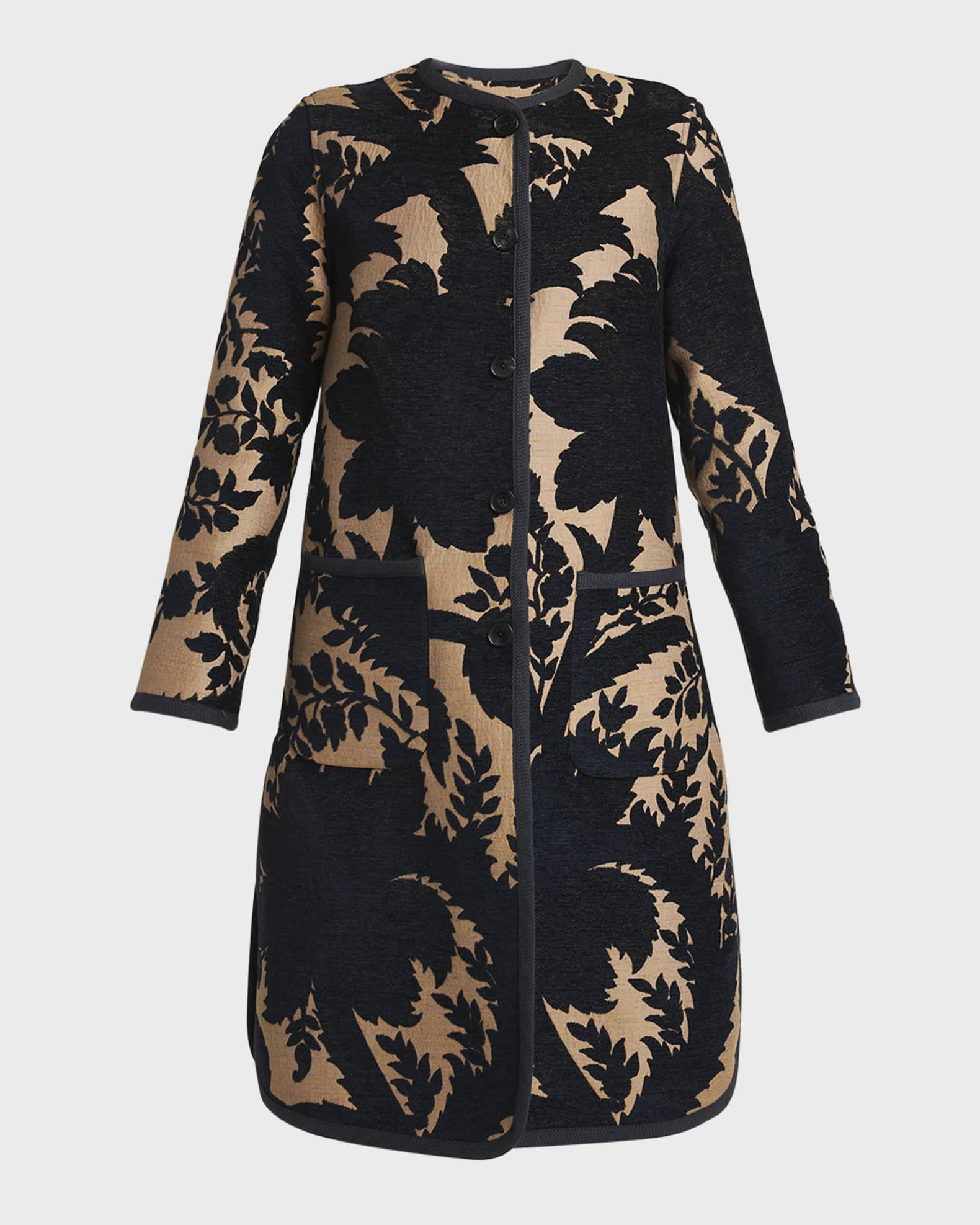 Etro Reversible Printed Overcoat | Neiman Marcus
