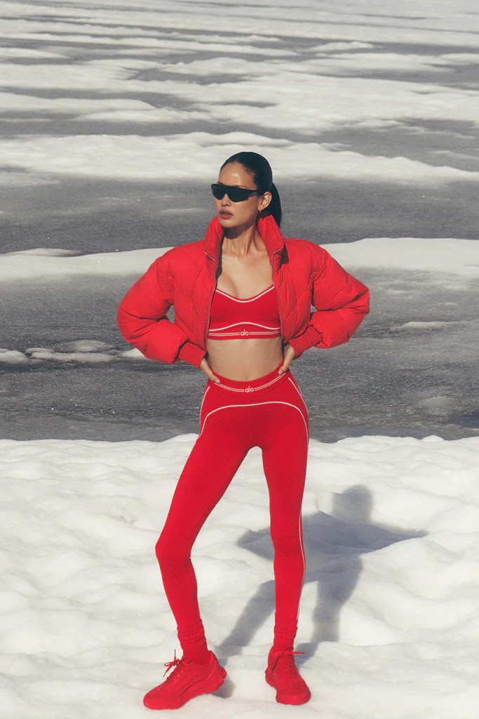 Airbrush High-Waist Heart Throb Legging | Alo Yoga (US)