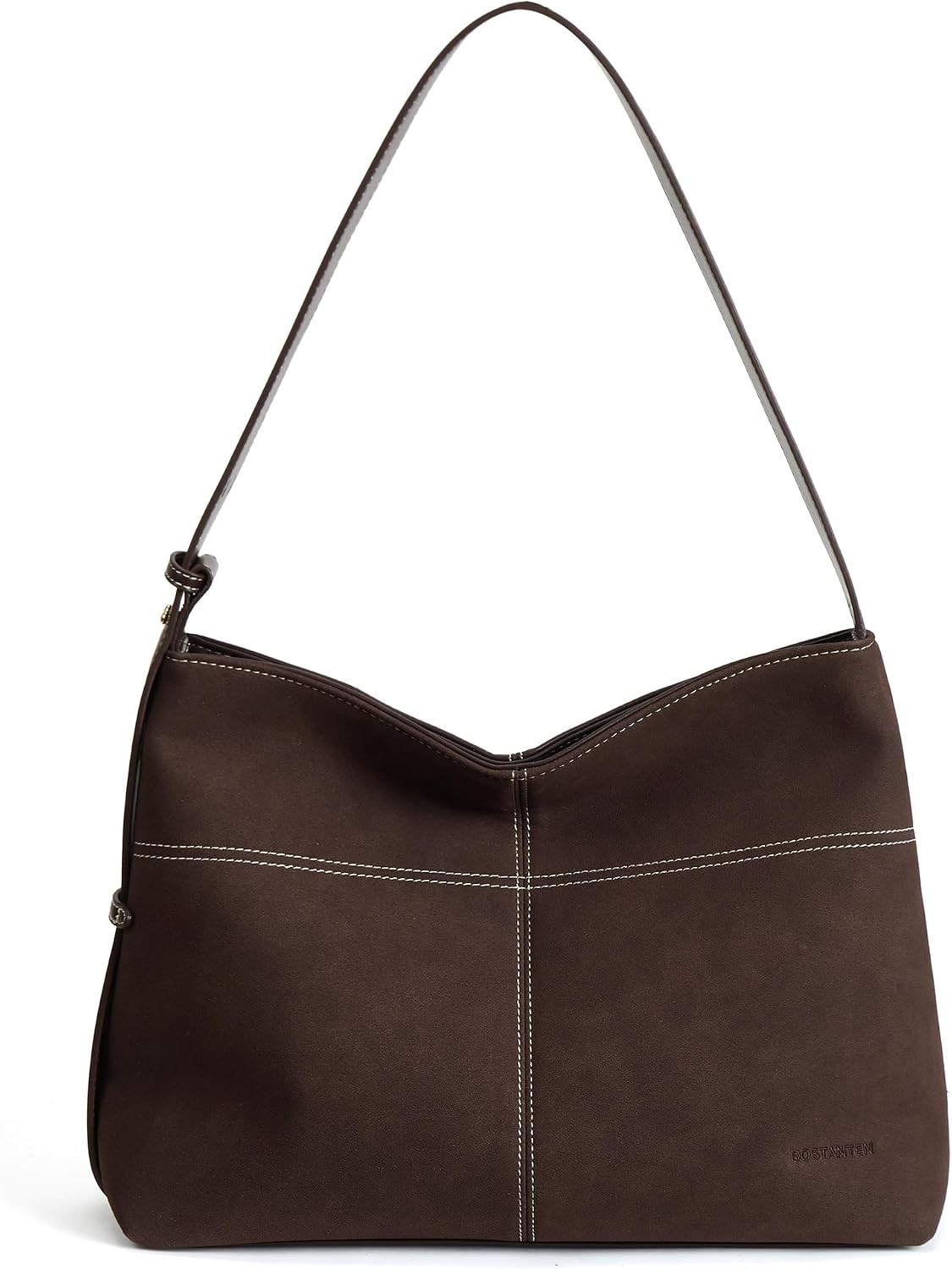 BOSTANTEN Suede and Vegan Leather Purses for Women Roomy Shoulder Handbag | Amazon (US)