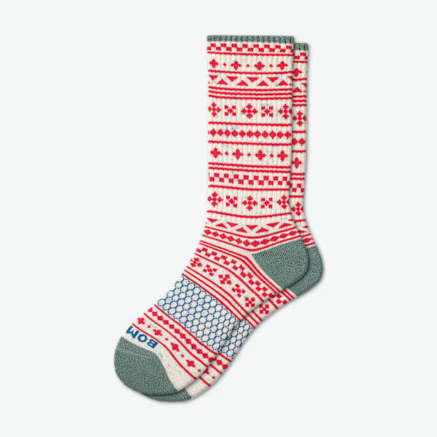 Men's Fair Isle Calf Socks | Bombas