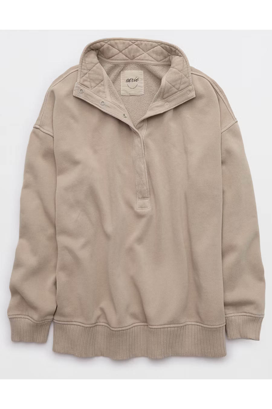 Aerie Oh Snap! Sweatshirt Women's Stone Harbor XXS | Aerie