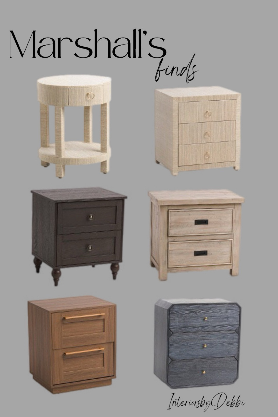 Nightstands
Bedroom furniture, furniture, transitional home, modern decor, amazon find, amazon home, target home decor, mcgee and co, studio mcgee, amazon must have, pottery barn, Walmart finds, affordable decor, home styling, budget friendly, accessories, neutral decor, home finds, new arrival, coming soon, sale alert, high end, look for less, Amazon favorites, Target finds, cozy, modern, earthy, transitional, luxe, romantic, home decor #marshalls

Follow my shop @InteriorsbyDebbi on the @shop.LTK app to shop this post and get my exclusive app-only content!

#liketkit #LTKhome #LTKSeasonal
@shop.ltk
https://liketk.it/4sN7V