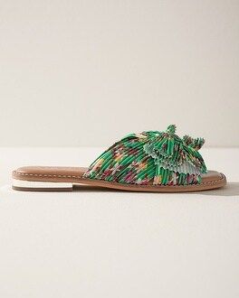 Knotted Bow Slide Sandals | Chico's