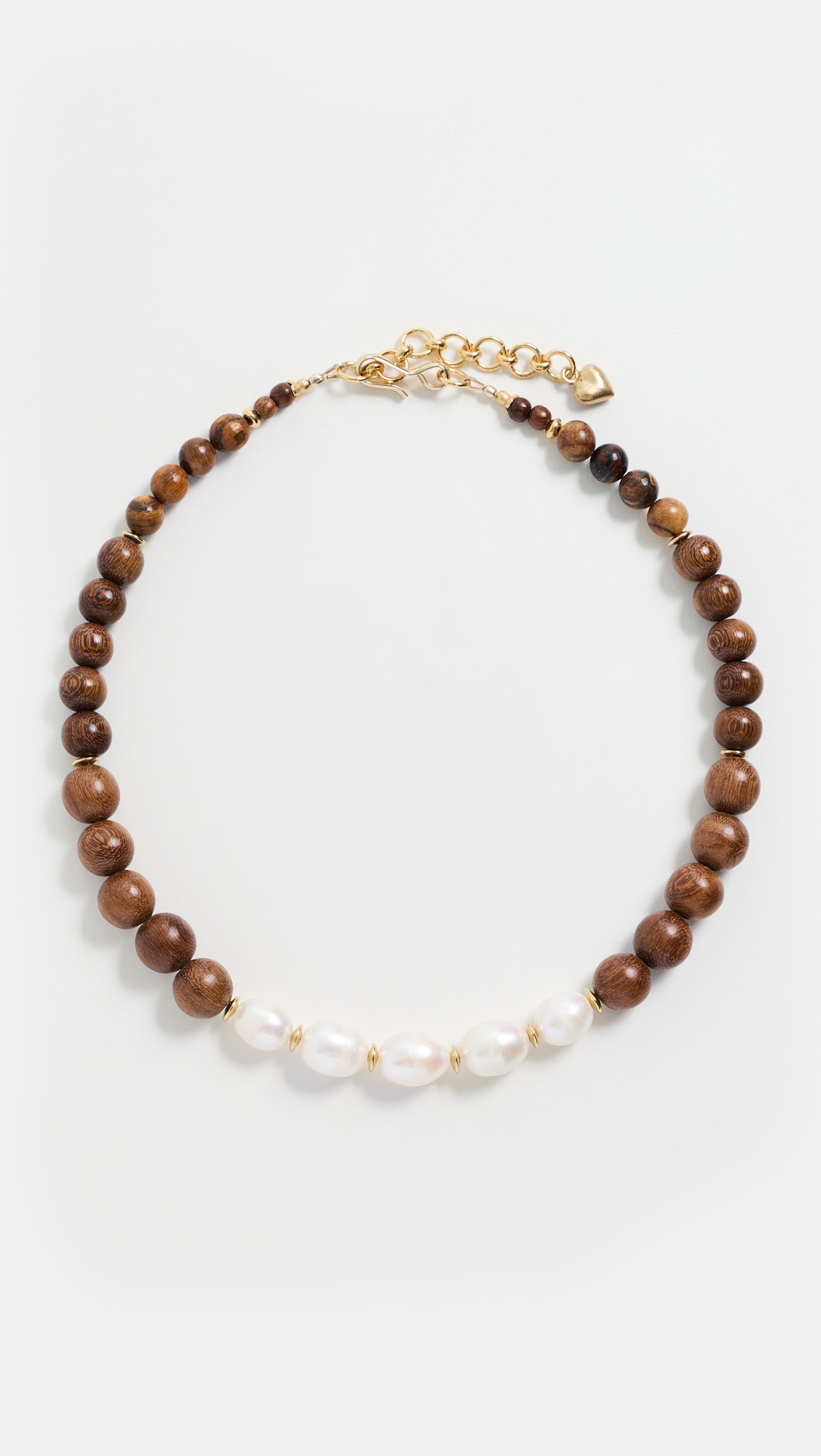 Brinker + Eliza Shoreline Necklace Wood/Pearl One Size | Shopbop