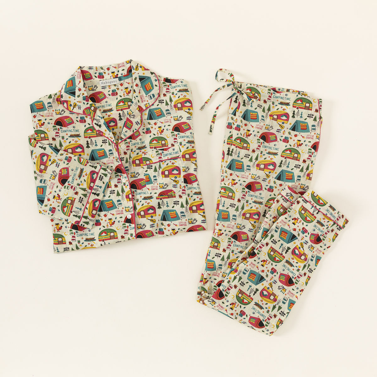 Happy Camper's Pajama Set | UncommonGoods