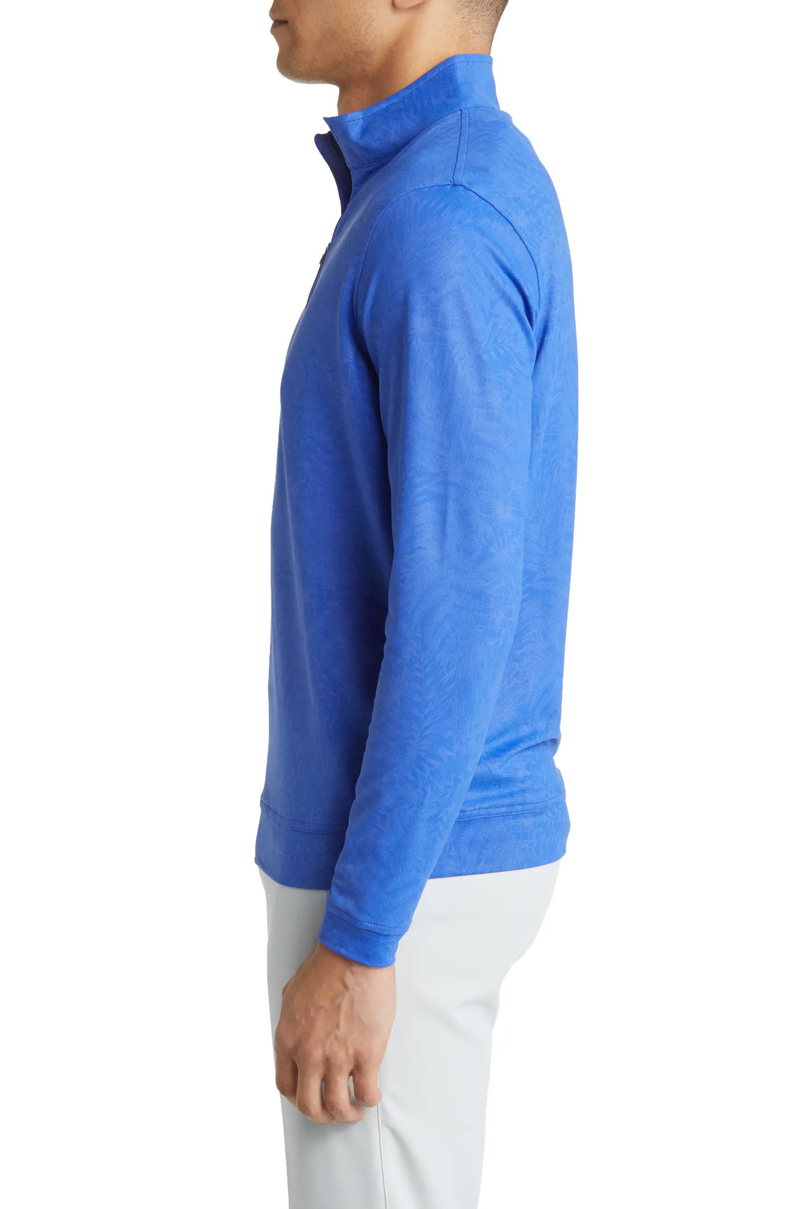 Perth Botanical Print Performance Stretch Half Zip Pullover | Nordstrom