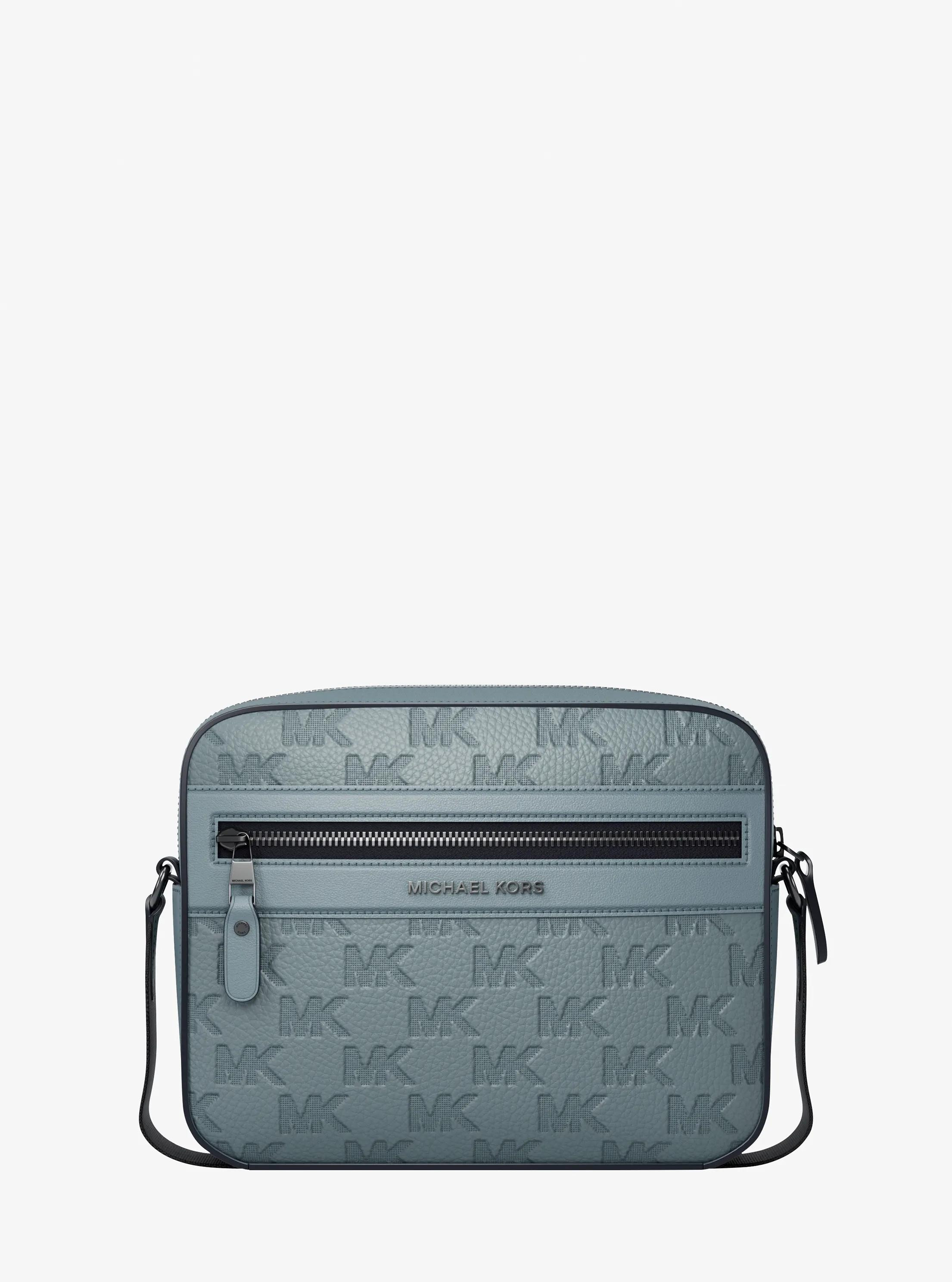 Jet Set Logo Embossed Leather Crossbody Bag | Michael Kors US