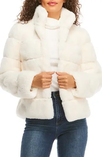 Posh Quilted Faux Fur Jacket | Nordstrom