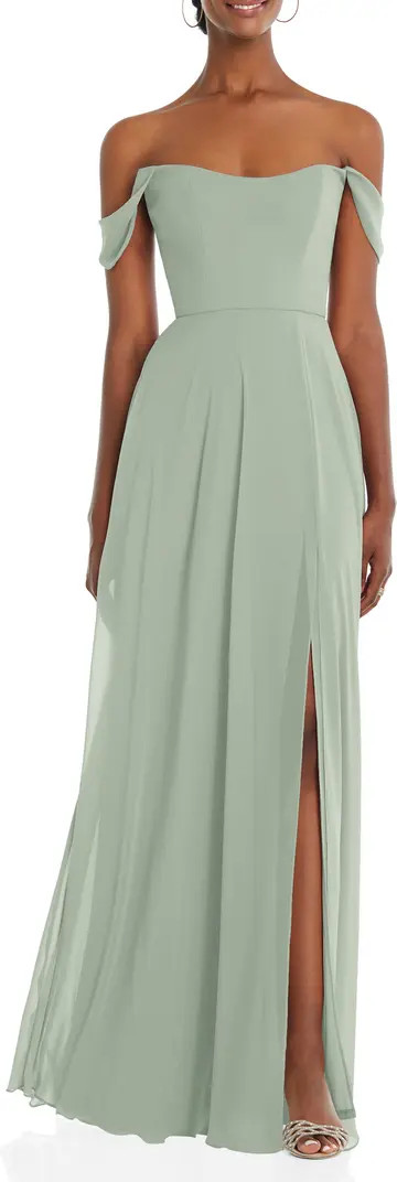 Off the Shoulder Evening Gown | Nordstrom
