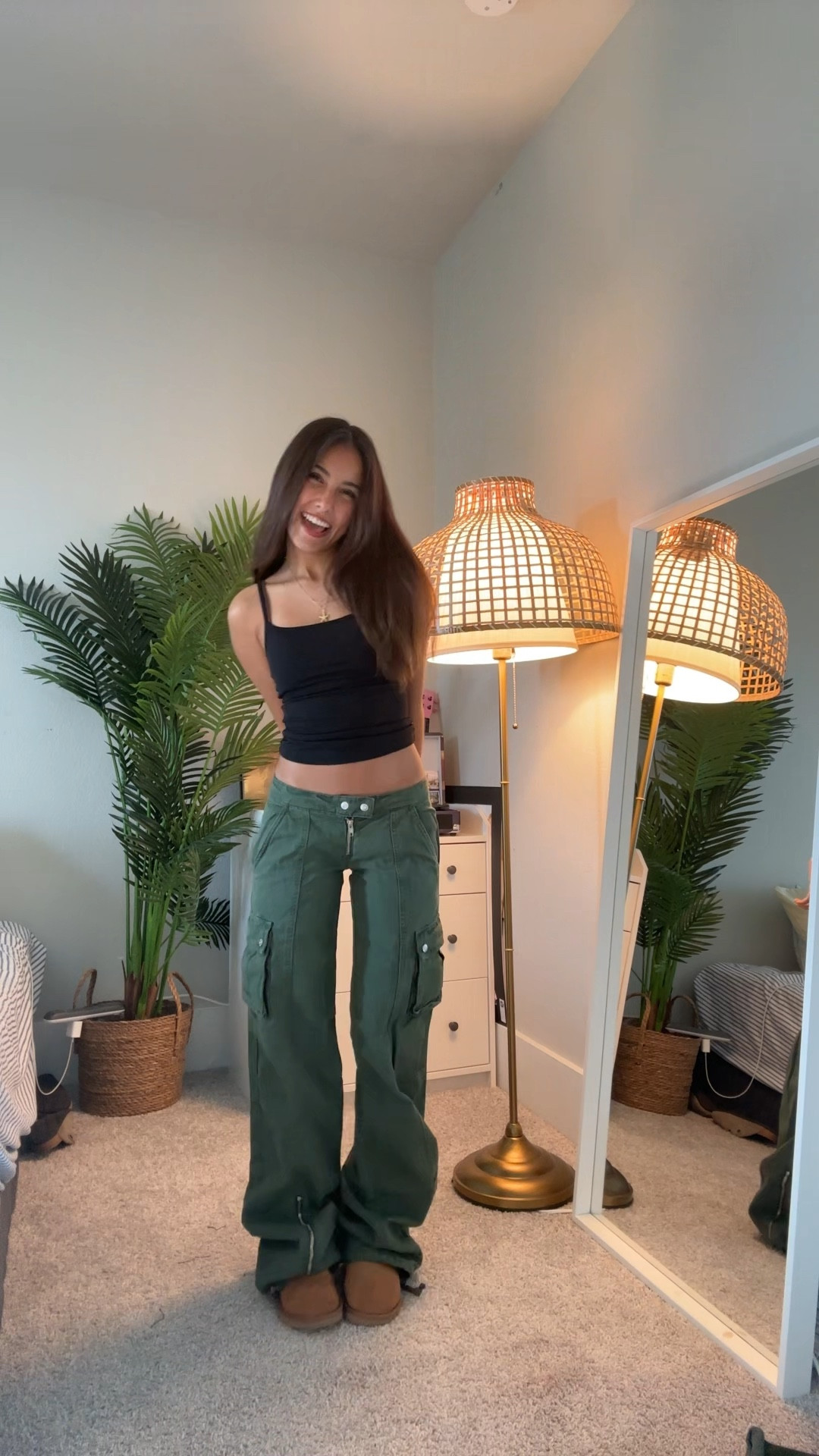 Tank: size xs
Jeans: size 23