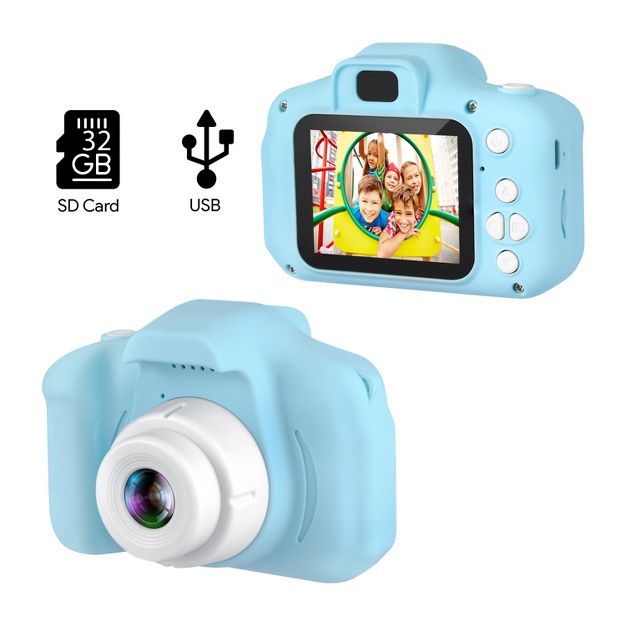 Dartwood Digital Camera for Kids - 2" Color Display Screen, 1080p 3-Megapixels, Micro-SD Card Slo... | Target