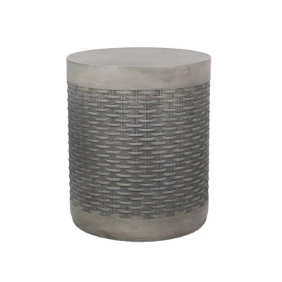 Outdoor Lightweight End Table Round Outdoor Side Table | Wayfair North America