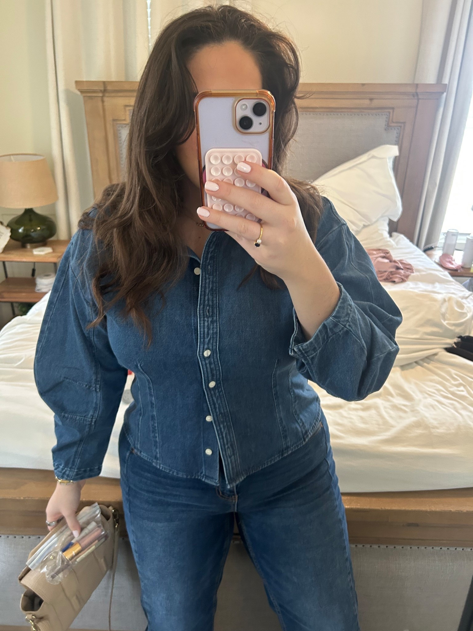 This barrel sieve denim top has been on repeat since I got it. It's so flattering and can be styled many different ways

#LTKTall #LTKSpringSale