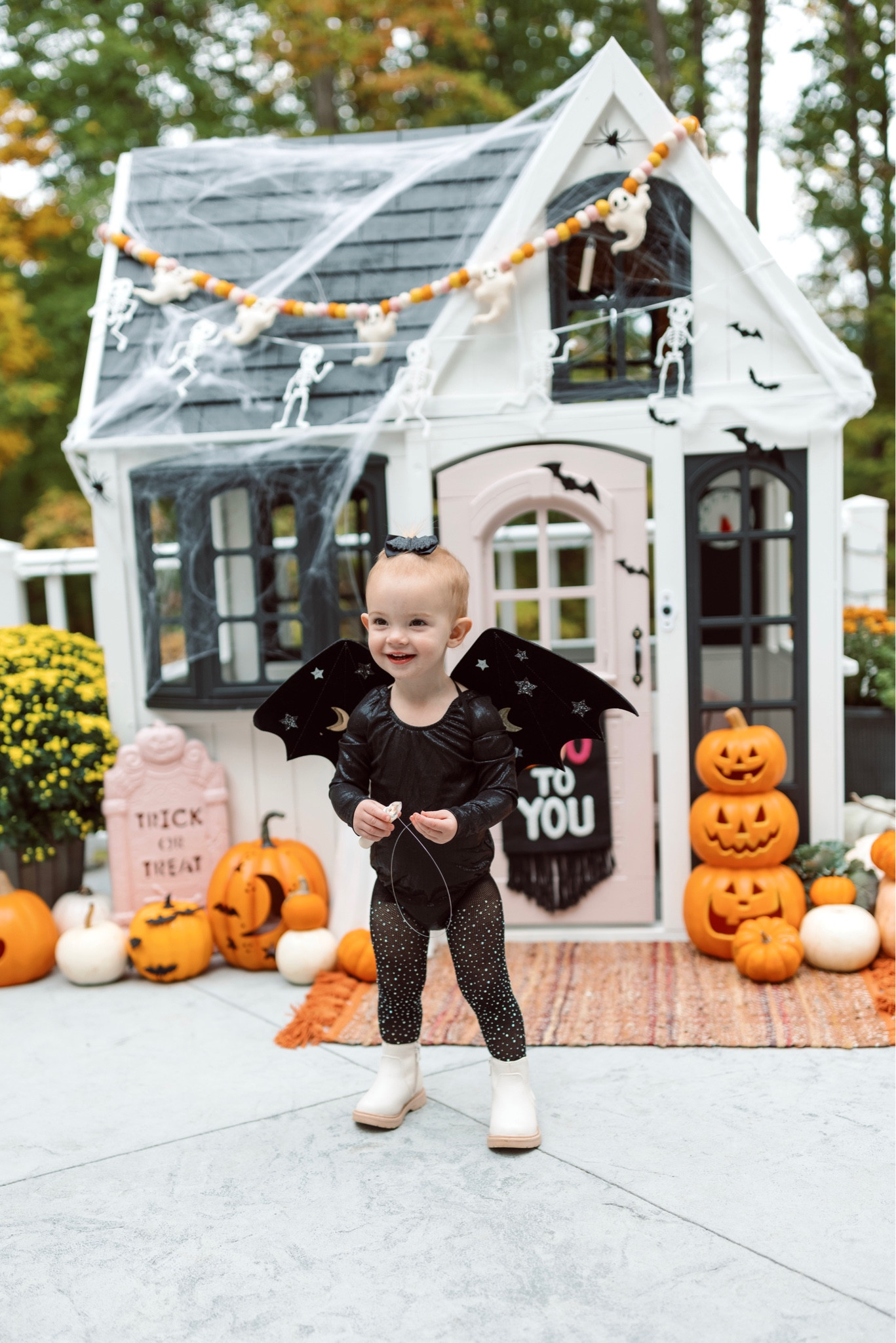 Halloween bat costume for toddler. Halloween decor playhouse makeover. Outdoor decor 

#LTKkids #LTKHalloween #LTKSeasonal