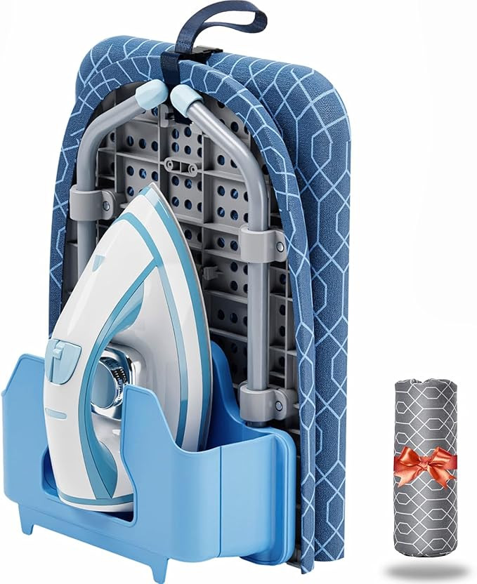 APEXCHASER Foldable Ironing Board with Iron Holder, Tabletop Small Ironing Board with 2 Heat Resi... | Amazon (CA)