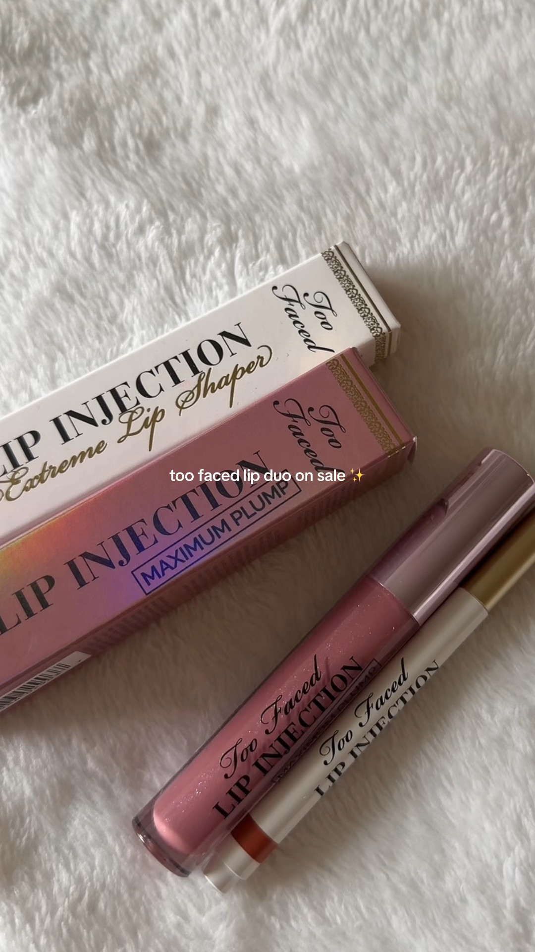 Too faced lip injections 

#makeup #toofaced 

#LTKBeauty #LTKSaleAlert #LTKmomlife