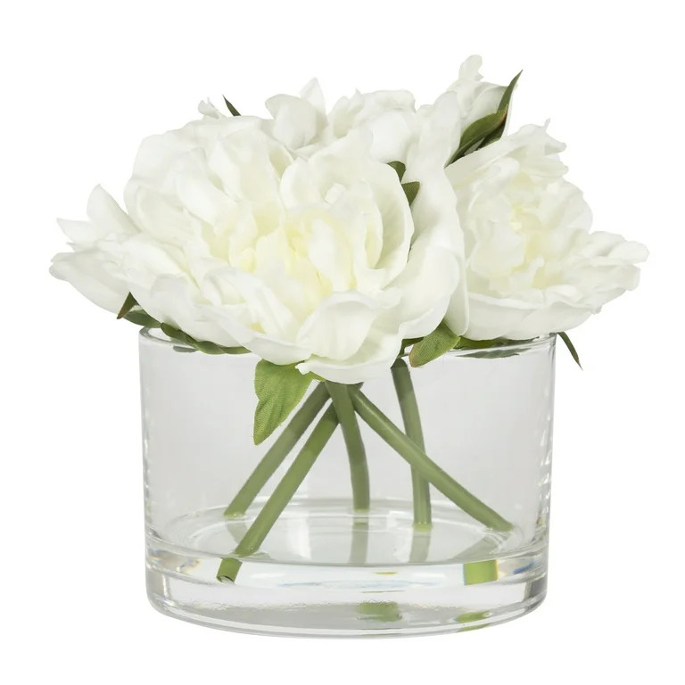 Better Homes & Gardens Real Touch Faux Peonies with Illusion Water | Walmart (US)