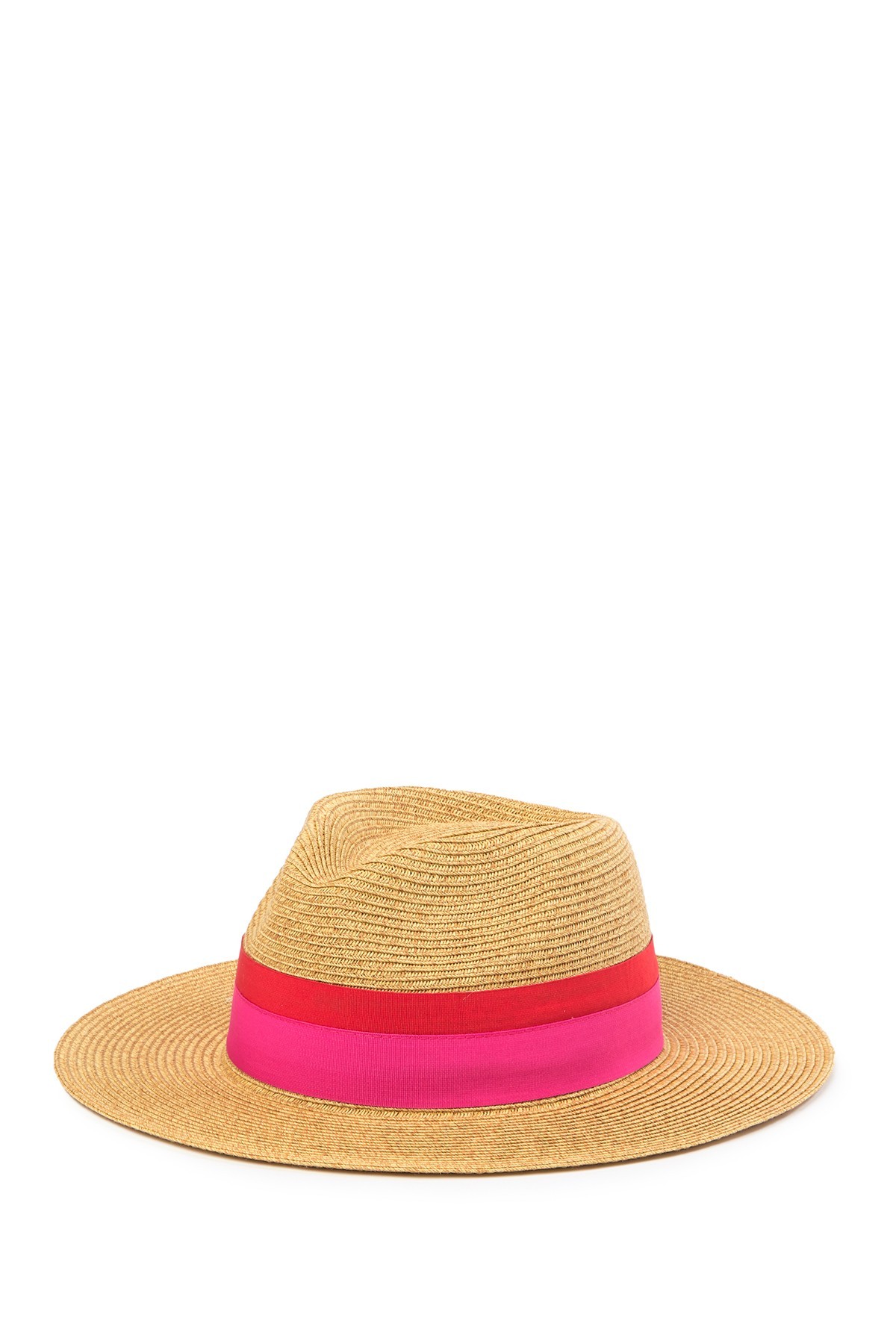 Color Block Ribbon Panama Hat | Nordstrom Rack