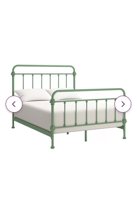 My green metal bed is back in stock in all sizes! This bed is the best!! 

#LTKhome #LTKstyletip #LTKU