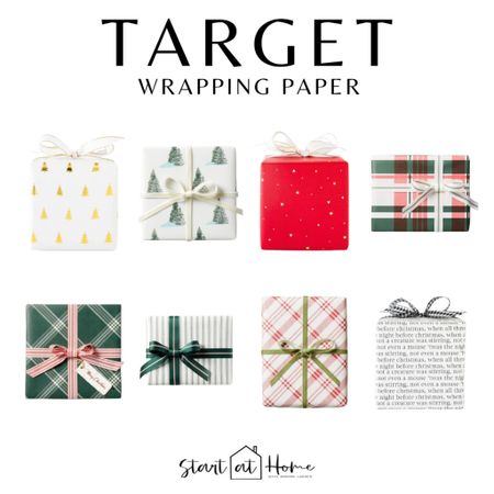 Target wrapping paper, target find, Christmas decor, Brooke start at home 

#LTKSeasonal #LTKhome #LTKHoliday