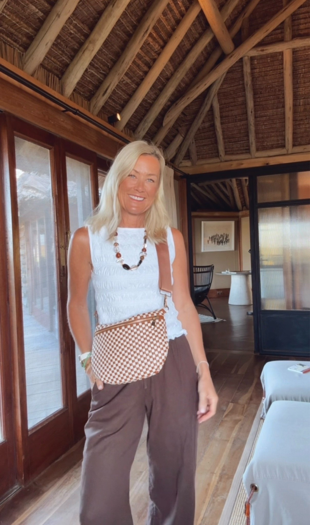 #ootd on safari in Africa 
Tank: small
Pants: XS

#LTKootd #LTKTravel #LTKOver40