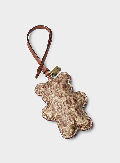 Signature design bear charm key chain | Simons
