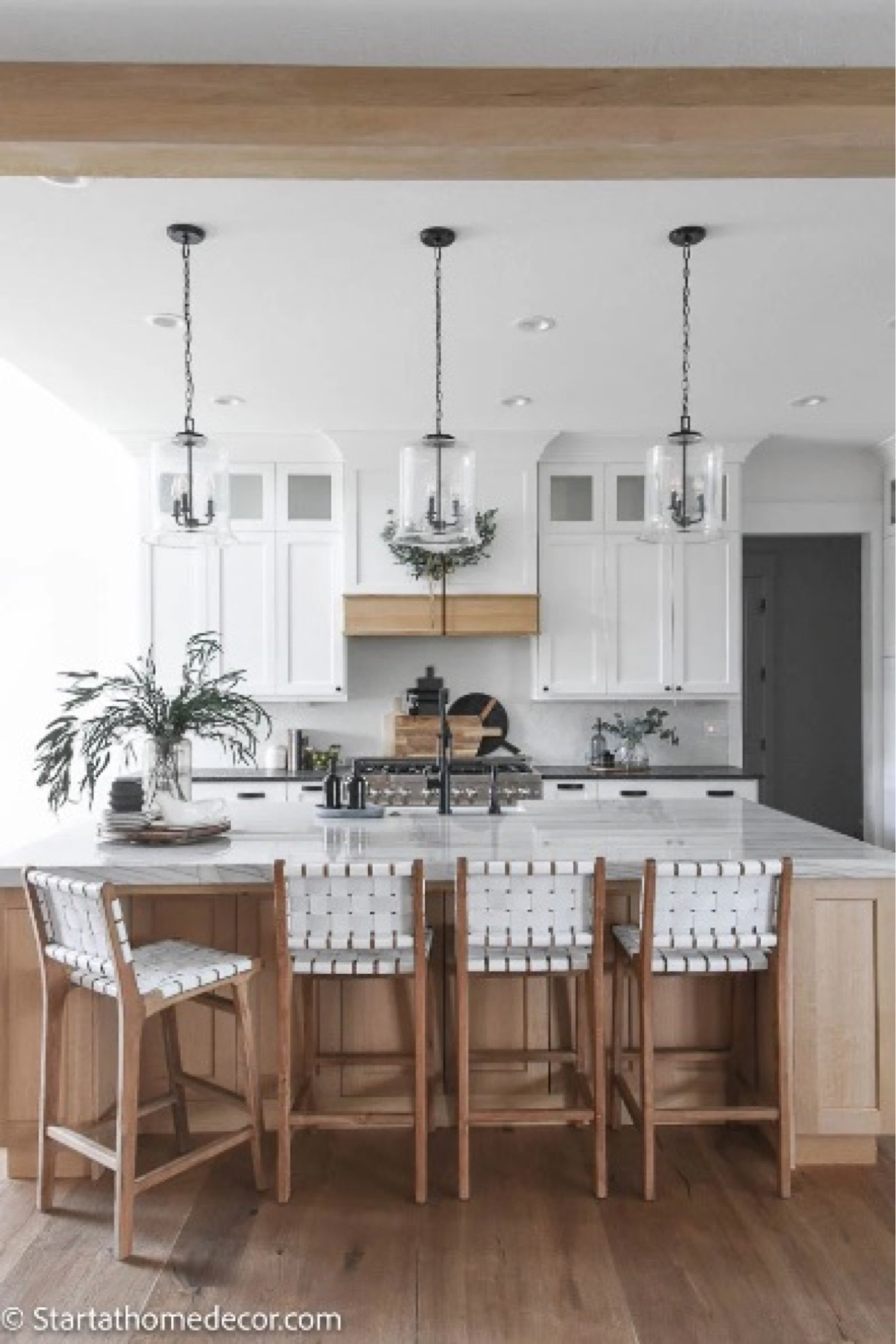 Kitchen Decor. Woven bar stools. Counter stools. Kitchen design  

#LTKhome #LTKunder50 #LTKSeasonal