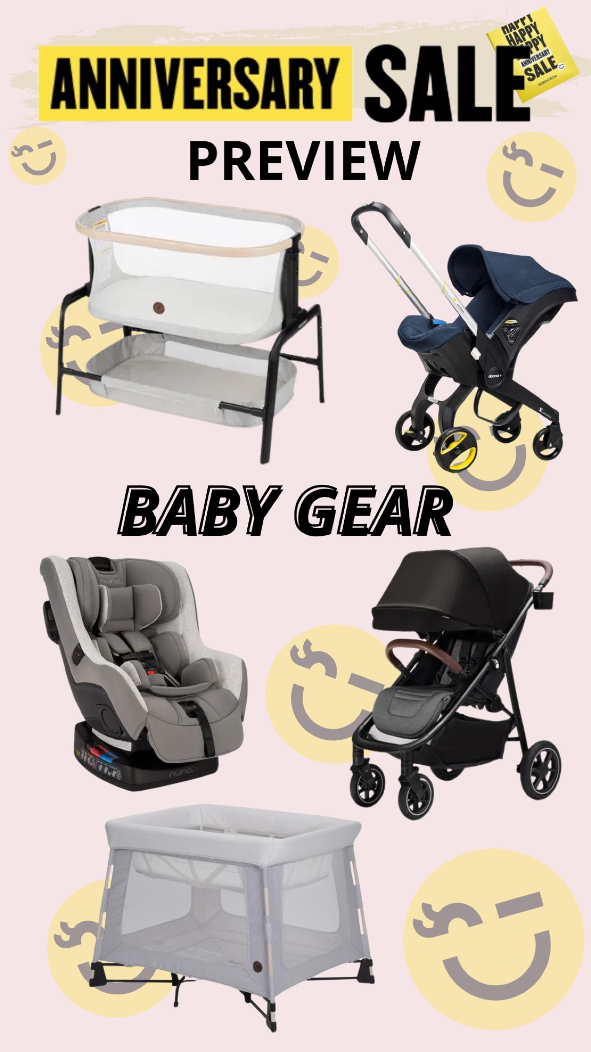 Nordstrom Anniversary Sale Preview! You can save all of these to your wishlist now so you are ready to checkout when the time comes as items do sell out fast! 

baby gear, doona convertible stroller, doona car seat, baby car seat, baby stroller, jogging stroller, pack and play, baby bassinet, maxi cosi bassinet, nuna rava car seat, nordstrom anniversary sale 

#LTKSaleAlert #LTKBaby #LTKxNSale
