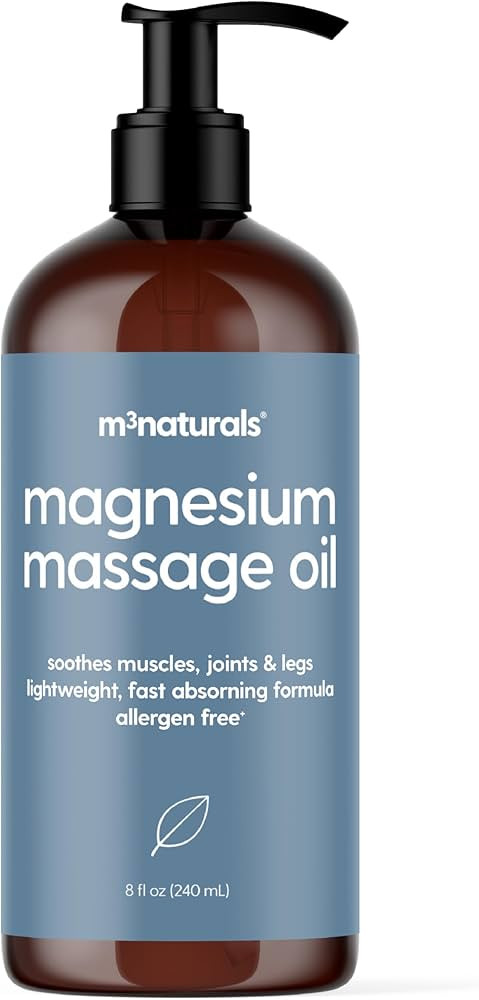 Magnesium Massage Oil for Sore Muscles, Feet, Joints and Leg Cramps, Helps with Sleeping and Post... | Amazon (US)