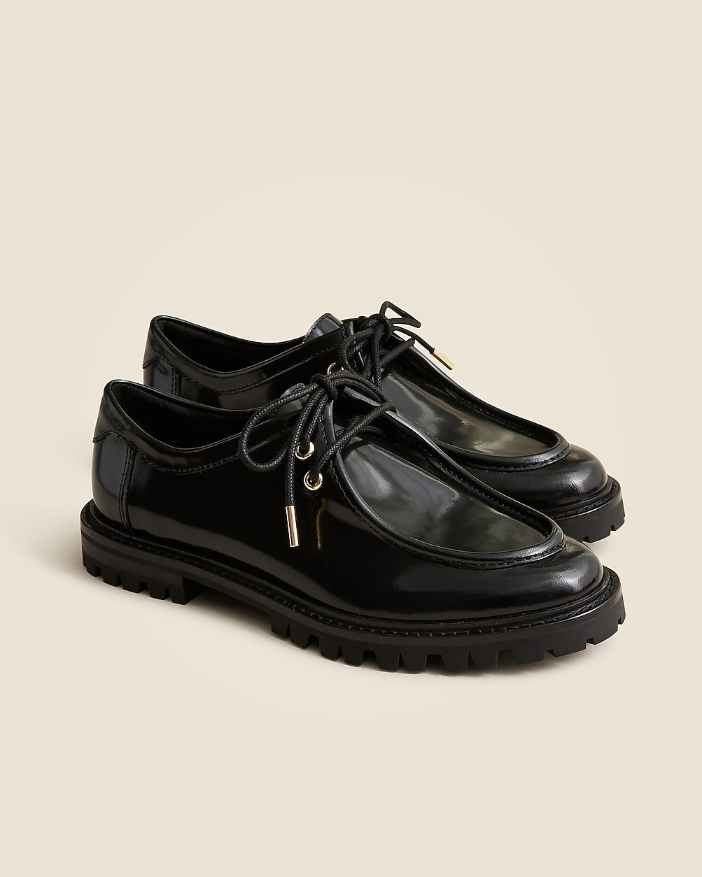 Lace-up oxford shoes in spazzolato leather | J. Crew US