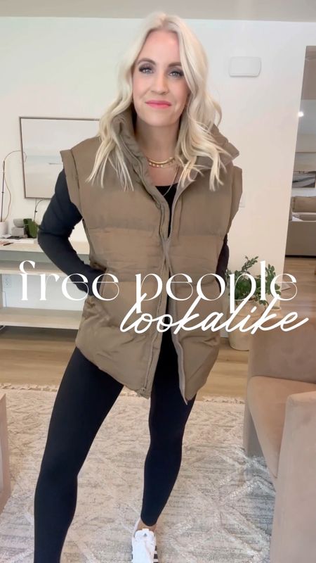 Amazon free people vest lookalike! Size M in the vest

#LTKSale #LTKstyletip #LTKsalealert