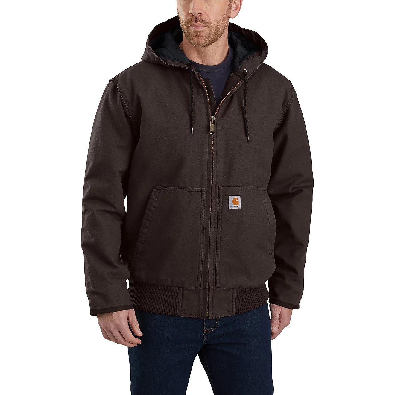 Carhartt Men's Duck-Lined Active Jac Jacket | Academy Sports + Outdoors