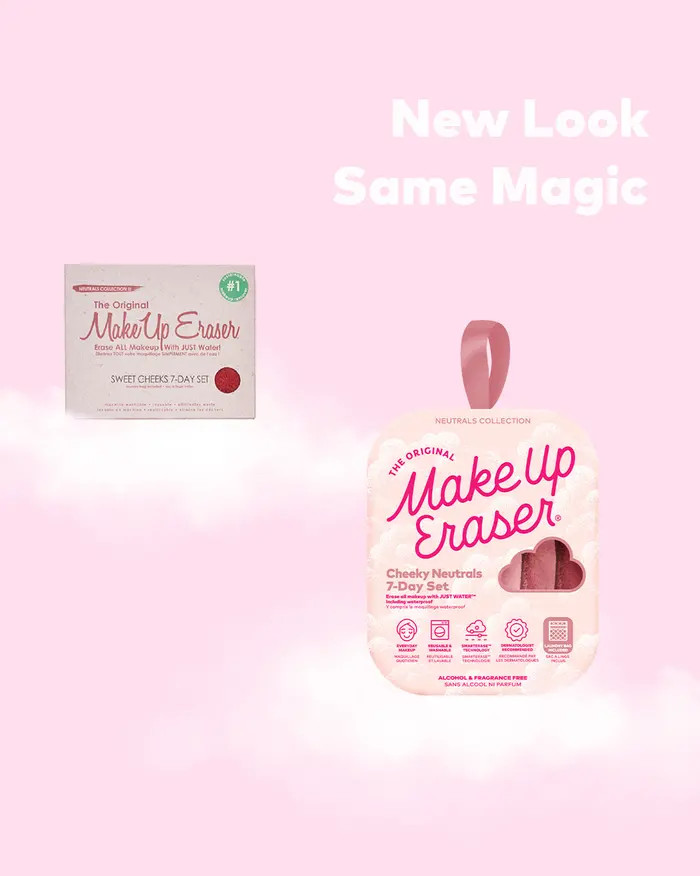 Neutral 7-Day MakeUp Eraser Set with Laundry Bag | Nordstrom