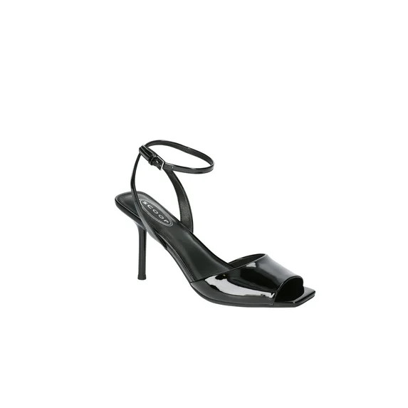 Scoop Women's Ankle Strap Peep Toe Stiletto Heeled Sandals | Walmart (US)