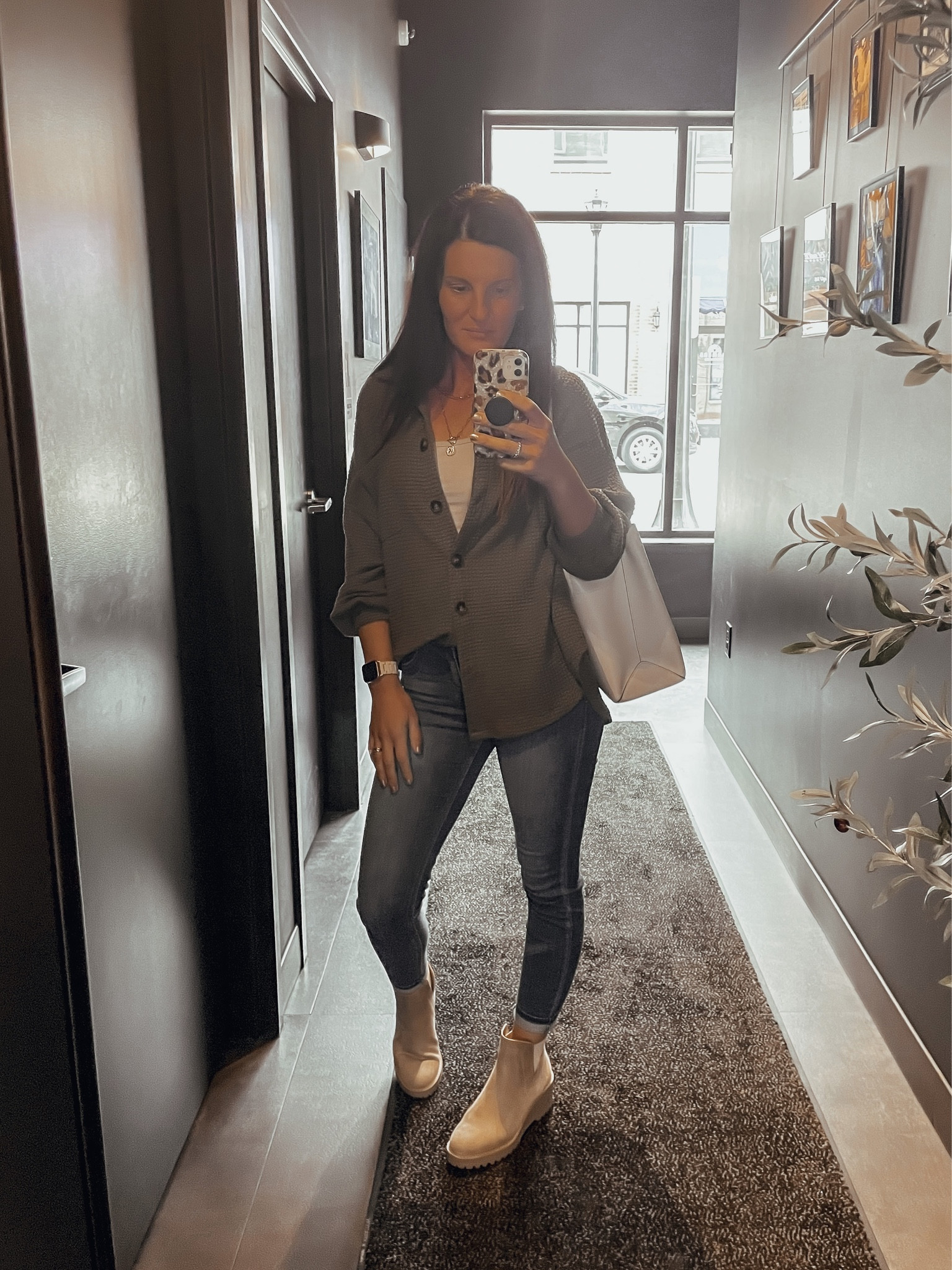 My cozy fall outfit was found at Hampton’s Boutique, Tanning and Salon in Essexville, MI. Always support local and small businesses when you can, but here are your options for my pieces if you’re not local  🖤

#LTKstyletip #LTKSeasonal #LTKshoecrush