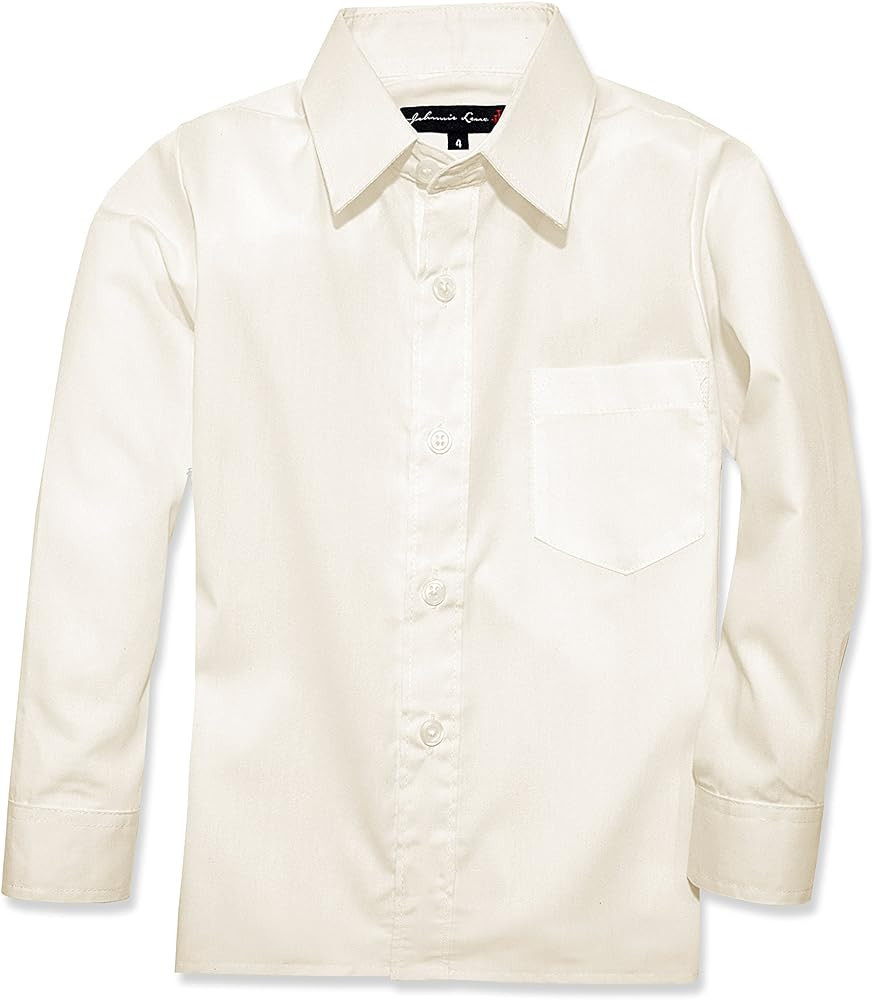 Johnnie Lene Boys Long Sleeves Dress Shirt from Baby to Teen | Amazon (US)