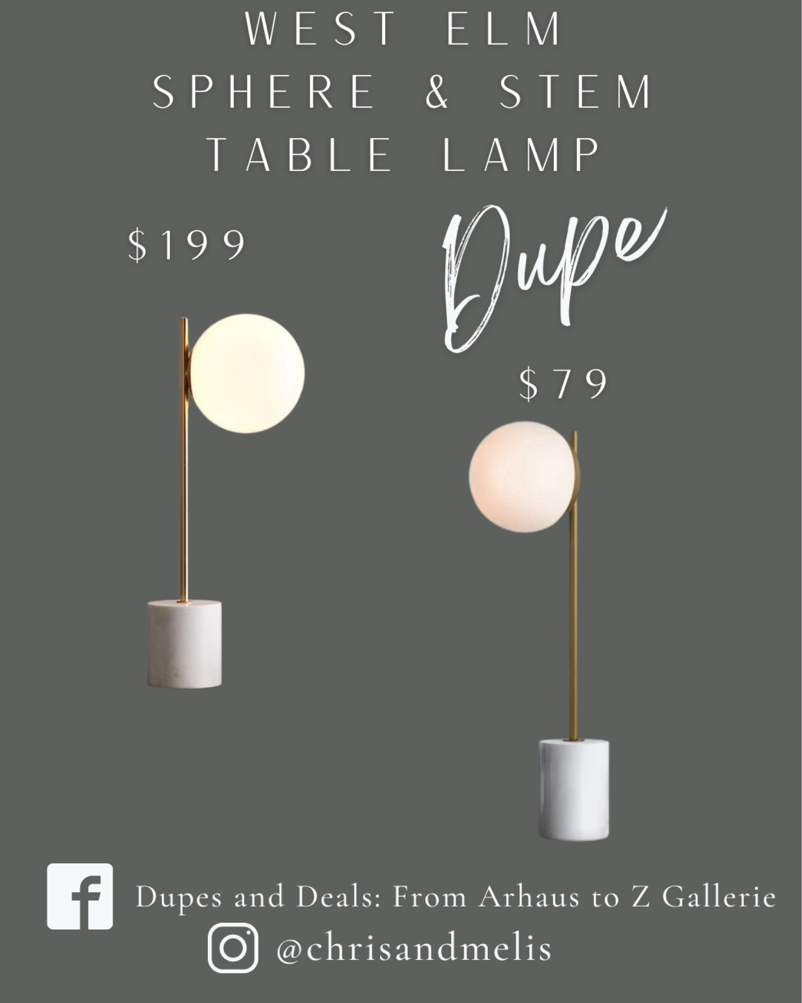 West Elm Sphere & Stem Table Lamp dupe for less than half the price!

Table lamp, lighting, bedroom lighting


#LTKfindsunder100 #LTKsalealert #LTKhome