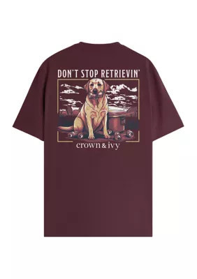 Crown & Ivy Men's Retreavin' Graphic T-Shirt, Large | Belk
