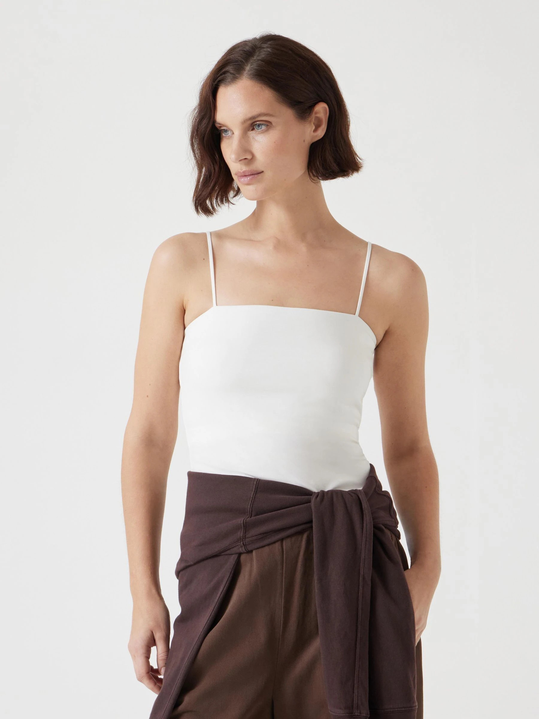 Buy Hush White Sarah Skinny Strap Cami from Next Ireland | Next EU