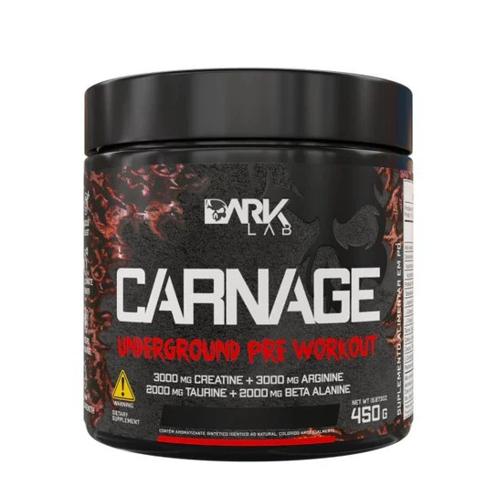 PréTreino Carnage Underground Pre Workout 450g Dark Lab | Netshoes (BR)