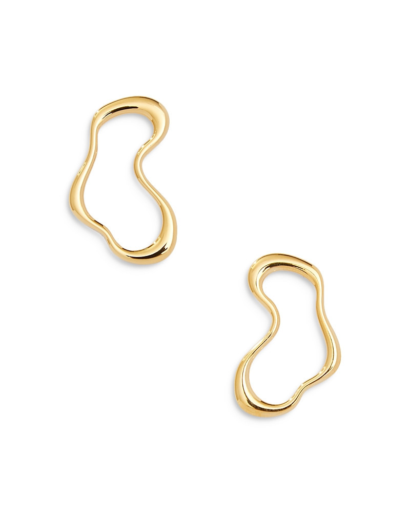 Aqua Wavy Medium Hoop Earrings - Exclusive | Bloomingdale's (US)