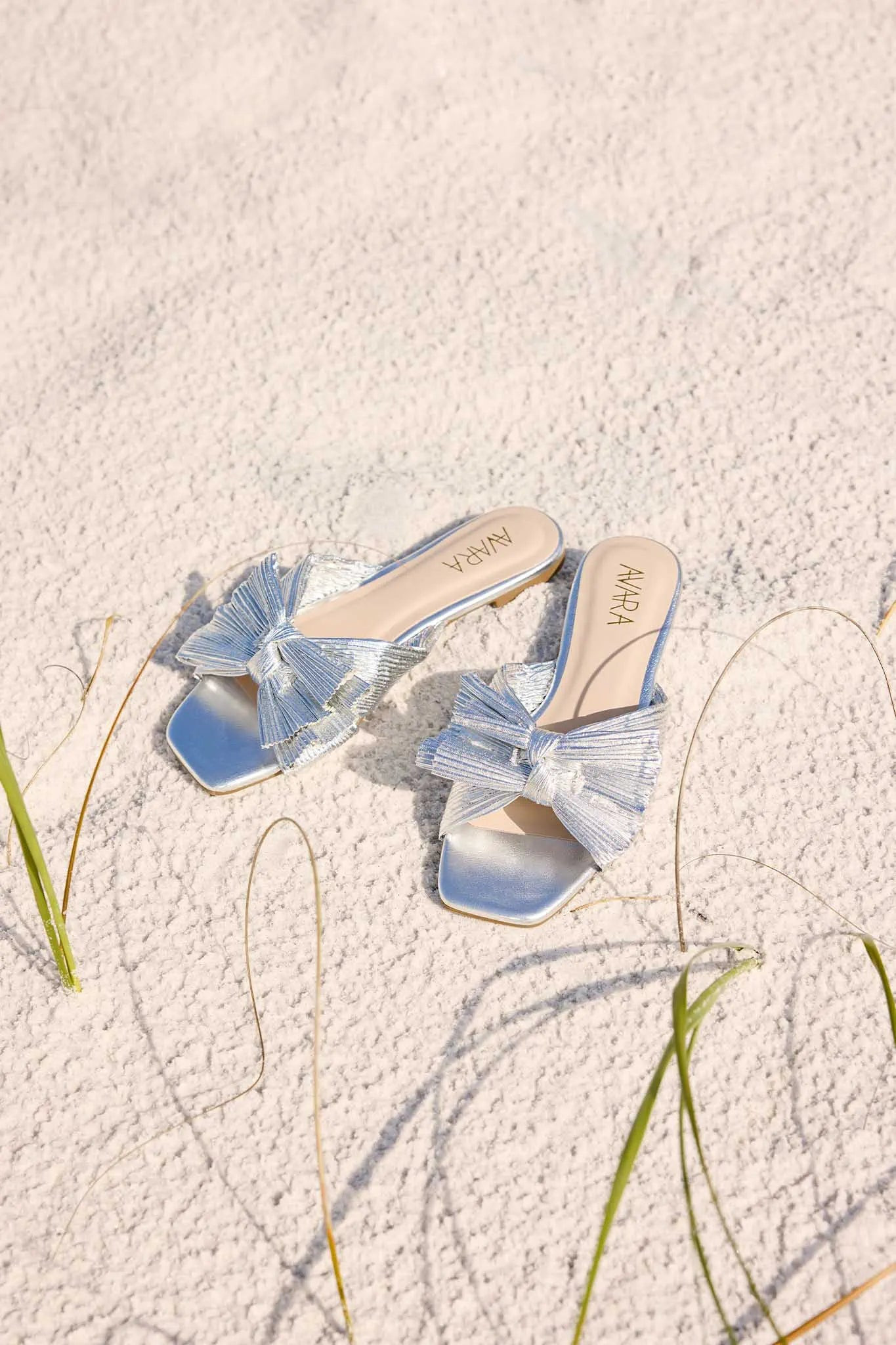 Ariel Sandals- Silver | Avara