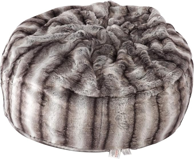 Faux Fur Bean Bag Chair Luxury and Comfy Big Beanless Bag Chairs Plush Furry Chair Soft Sofa Loun... | Amazon (US)