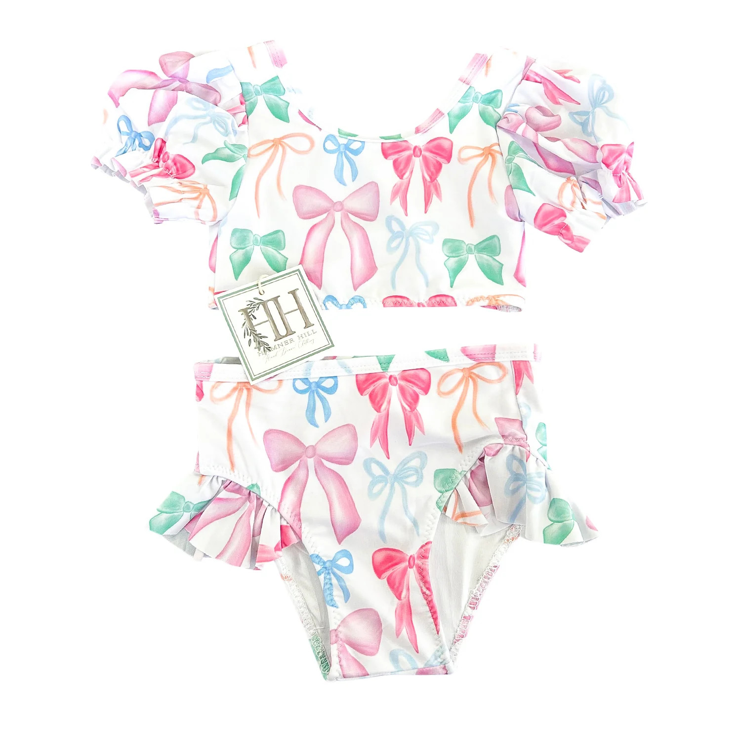Put a Bow on It Bubble Sleeve Two Piece | Hamner Hill